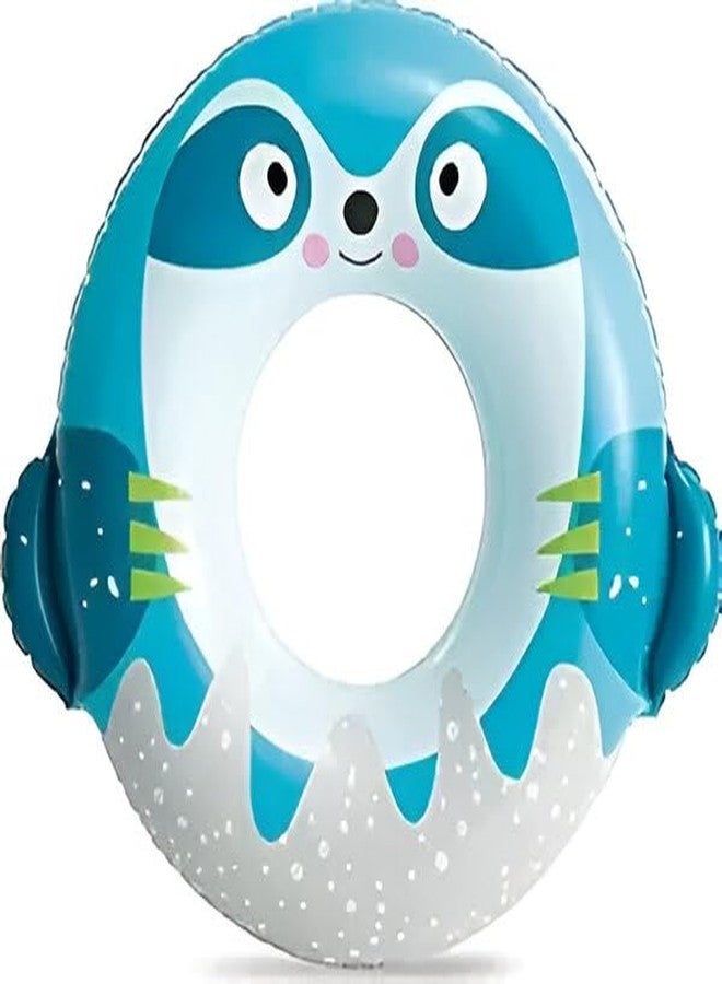 SOLDRIGHT SHOP Sloth Pool Ring for Kids | Cute & Sturdy Inflatable Float for Safe, Enjoyable Waterplay | Perfect for Ages 6-11, Comfortable & Child-Friendly Design | Great for Summer Pool Fun (1 Pcs.) - Image 1